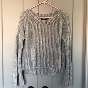 gray sweater